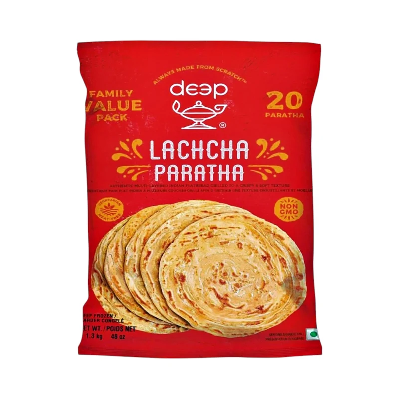 Frozen Deep Family Value Pack - Lachcha Paratha (20pcs) 1.3kg (Only Berlin Delivery)