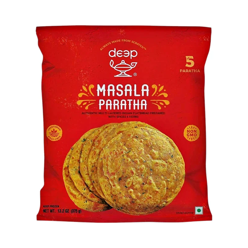 Frozen Deep Masala Paratha (5pcs) 375gm (Only Berlin Delivery)
