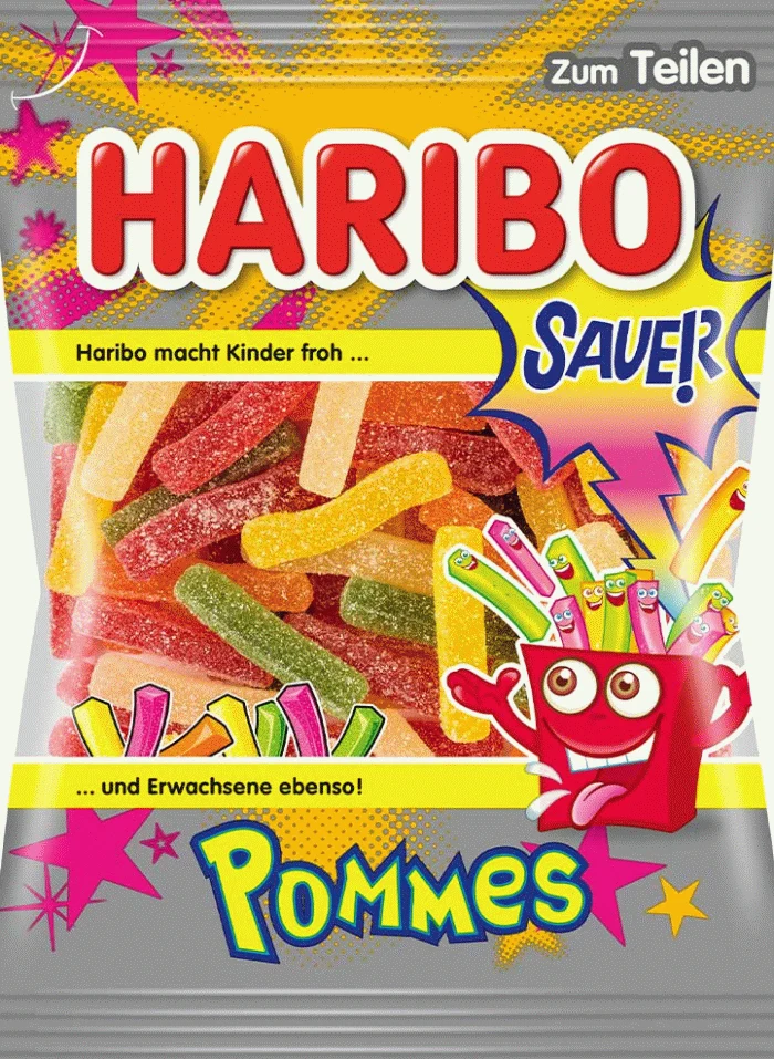 HARIBO Saure Pommes Fruchtgummies 175g