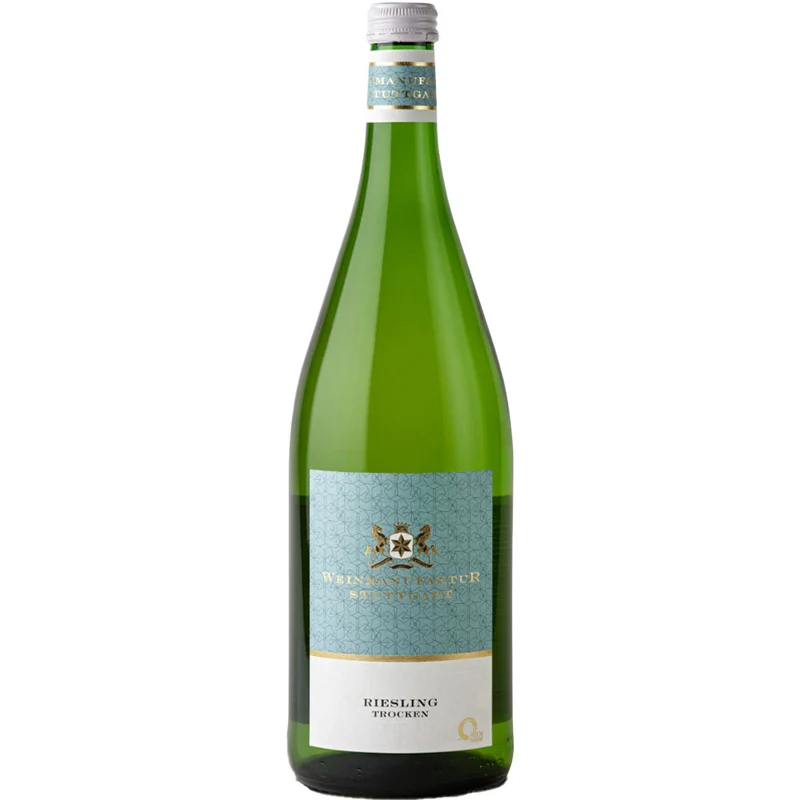 Weinmanufaktur Stuttgart Riesling QbA trocken 12x 1 Liter (MEHRWEG)