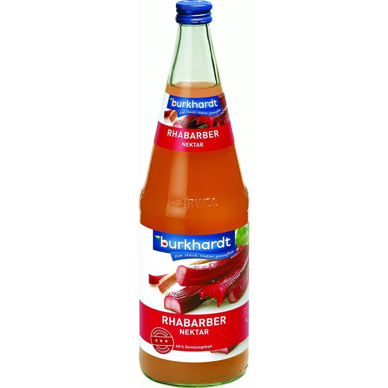 Burkhardt Rhabarbernektar 6x 1 Liter (MEHRWEG)