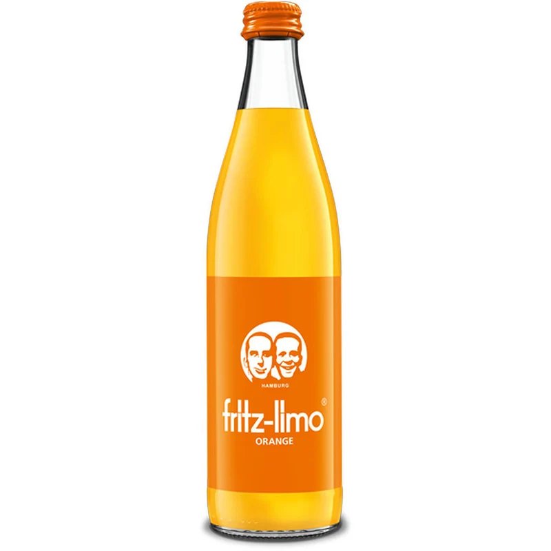 Fritz Limo Orangen Limonade 10x 0,5 Liter (MEHRWEG)