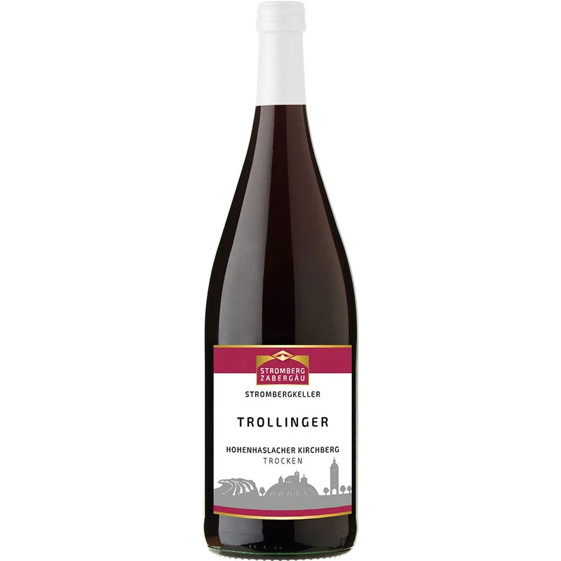 Weingärtner Stromberg-Zabergäu Hohenhaslacher Kirchberg Trollinger QbA trocken 12x 1 Liter (MEHRWEG)