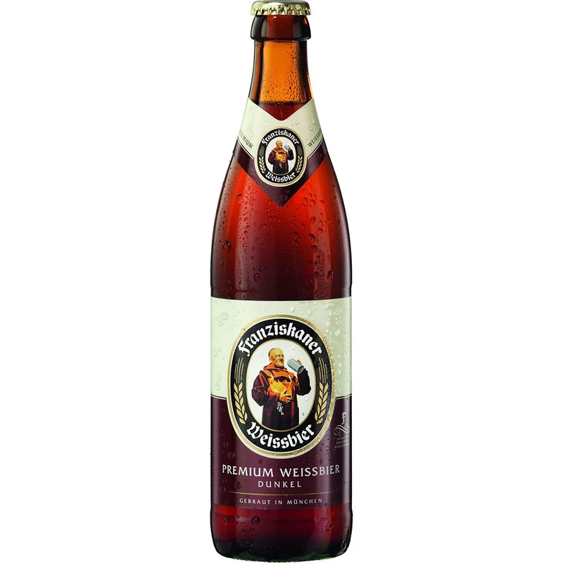 Franziskaner Weißbier Hefe Dunkel 20x 0,5 Liter (MEHRWEG)