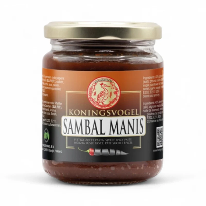 Koningsvogel - Sambal Manis 280gm