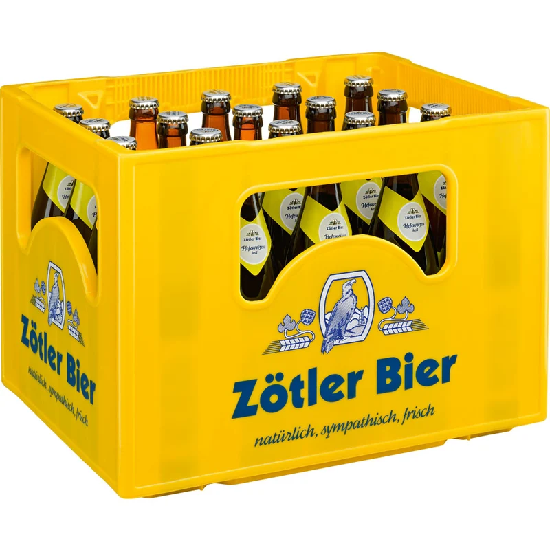 Zötler Hefeweizen Hell 20x 0,5 Liter (MEHRWEG)