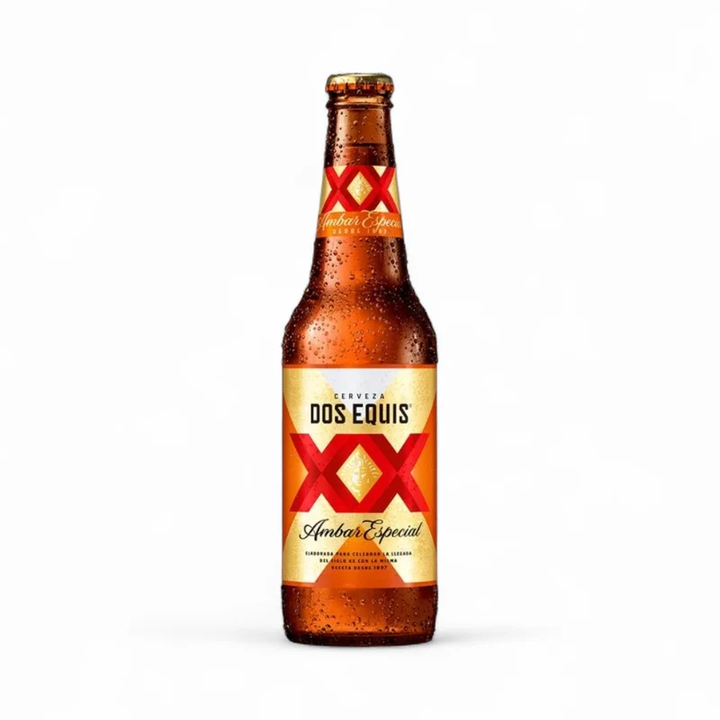 Dos Equis XX Cerveza - Premium Ambar Especial Beer (4.7% Alc) 325ml