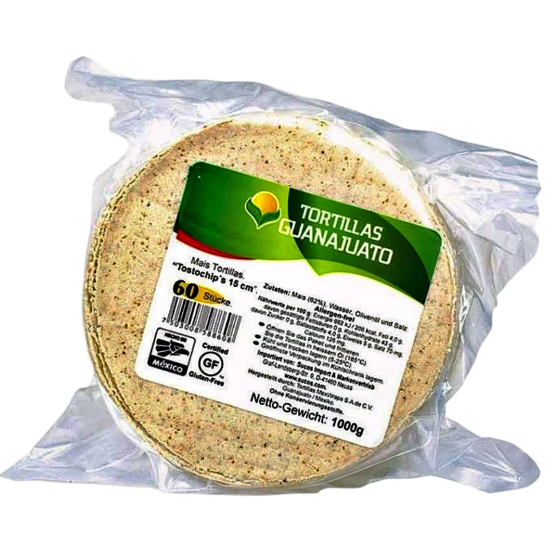 Tortillas Guanajuato - Tostochip's - 15cm (60pcs) 1kg