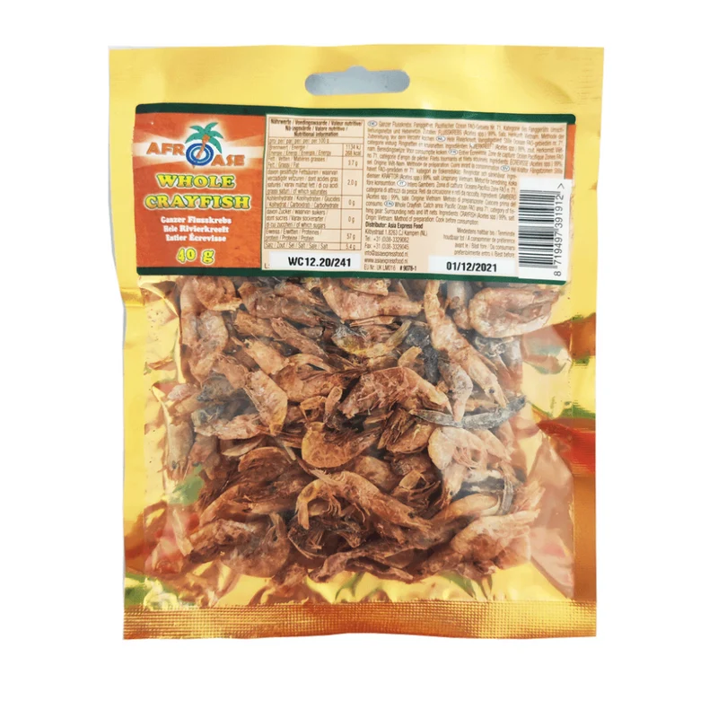 Afroase Crayfish (Dried & Whole) 50gm