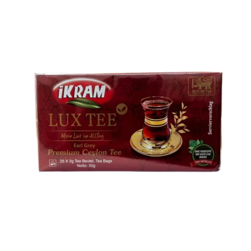 Ikram Lux Tee - Premium Ceylon Tee (25 Tea Bags) 50gm