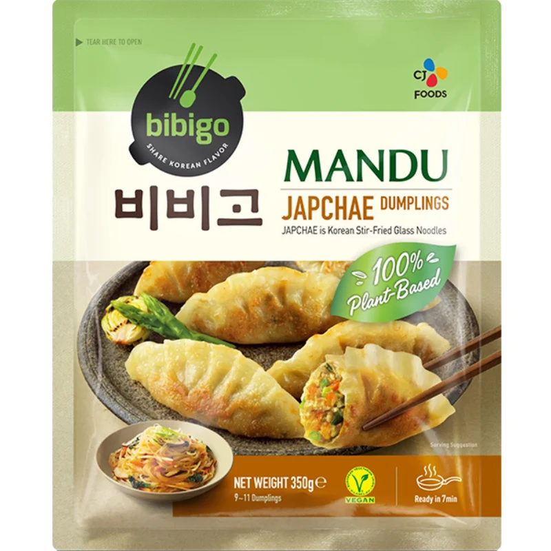 Frozen Bibigo Mandu - Japchae (Vegan) 350gm (Only Berlin Delivery)