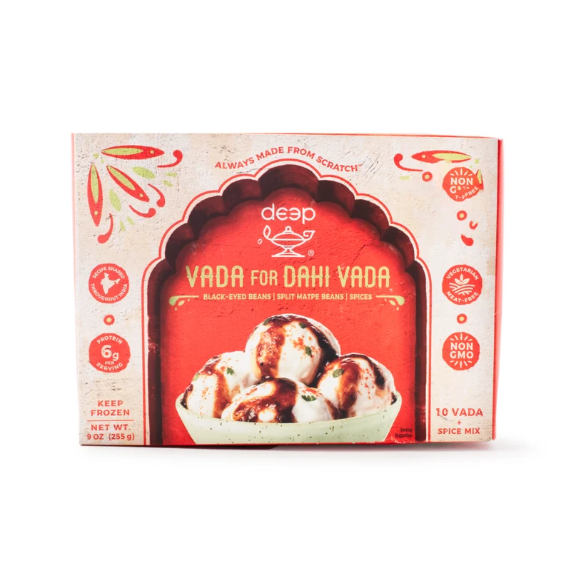 Frozen Deep Vada For Dahi Vada With Spice Mix (10pcs) 255gm - Only Berlin Delivery