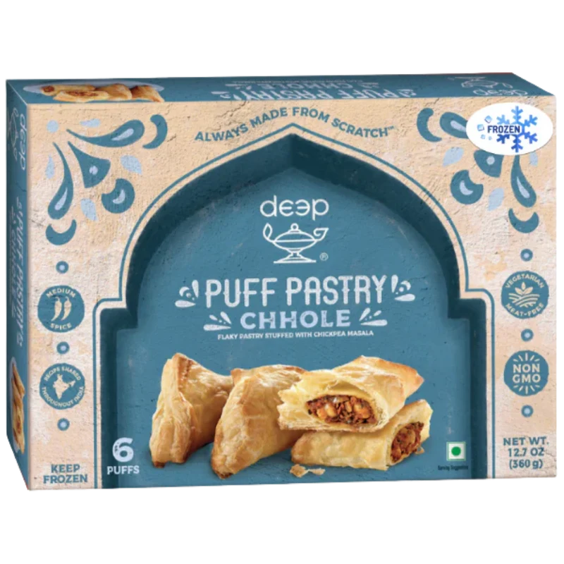 Frozen Deep Puff Pastry - Chole (6pcs) 360gm - Only Berlin Delivery
