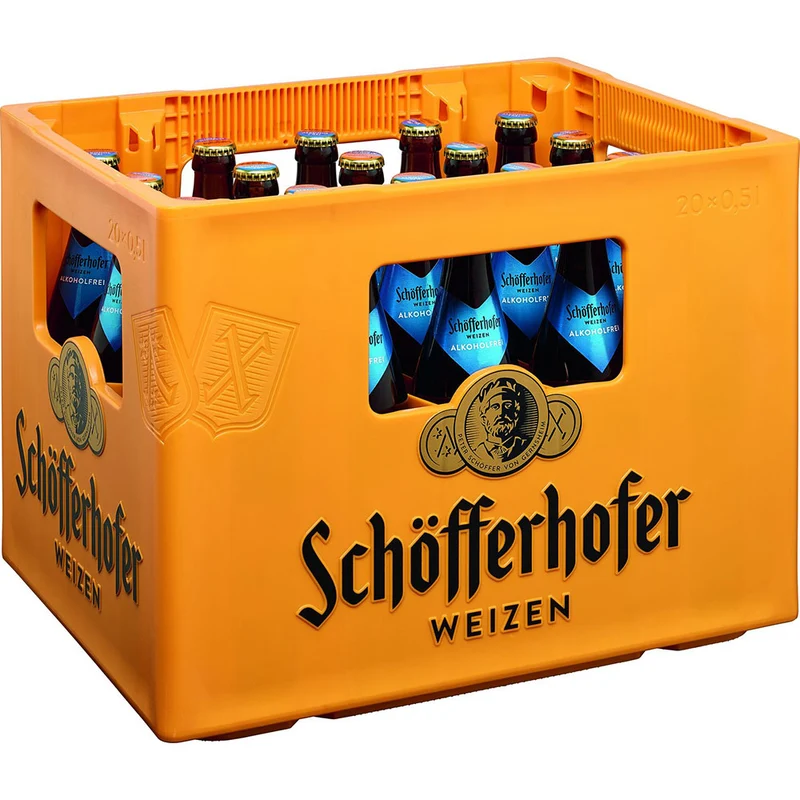 Schöfferhofer Weizen Alkoholfrei 20x 0,5 Liter (MEHRWEG)