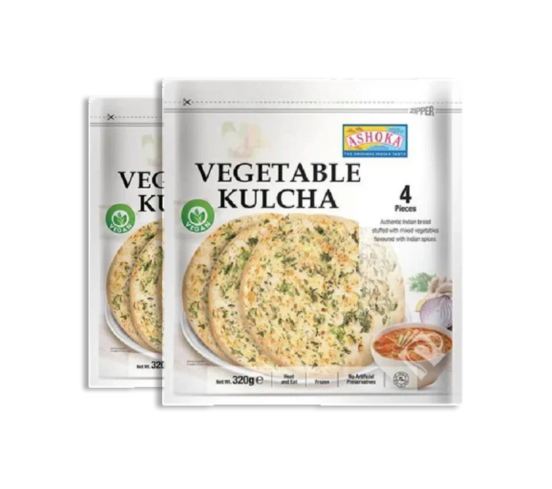 Frozen Ashoka Vegetable Kulcha (4pcs) 320gm - Only Berlin Delivery (Choose your Quantity)