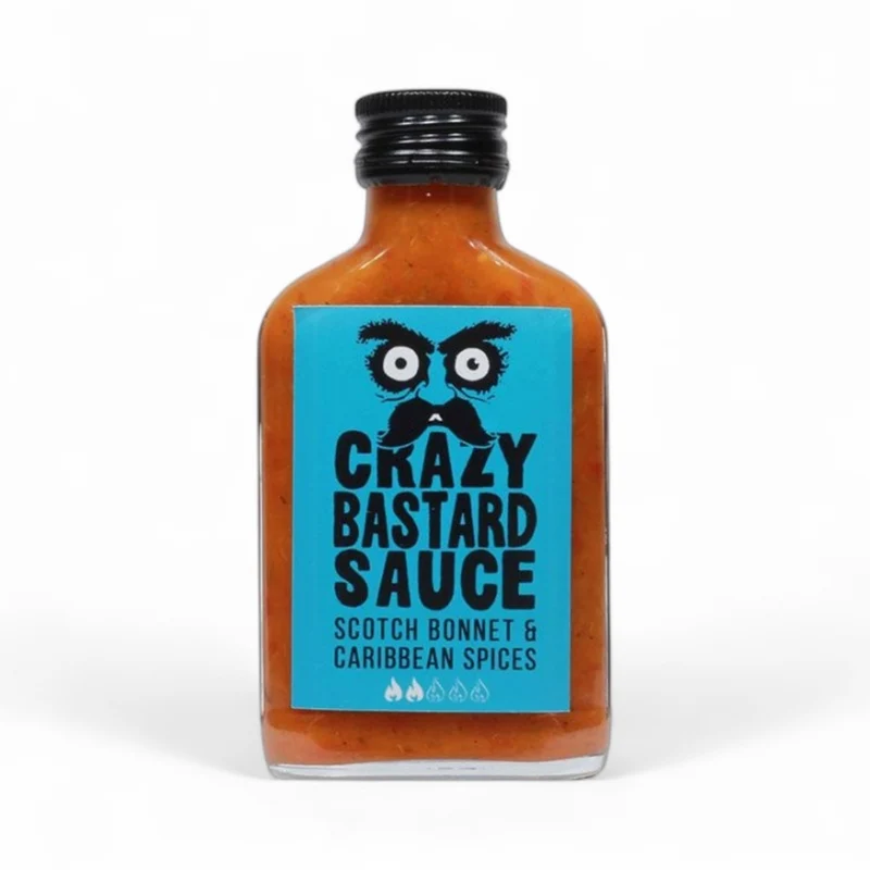 Crazy Bastard Sauce - Scotch Bonnet & Caribbean Spices 100ml