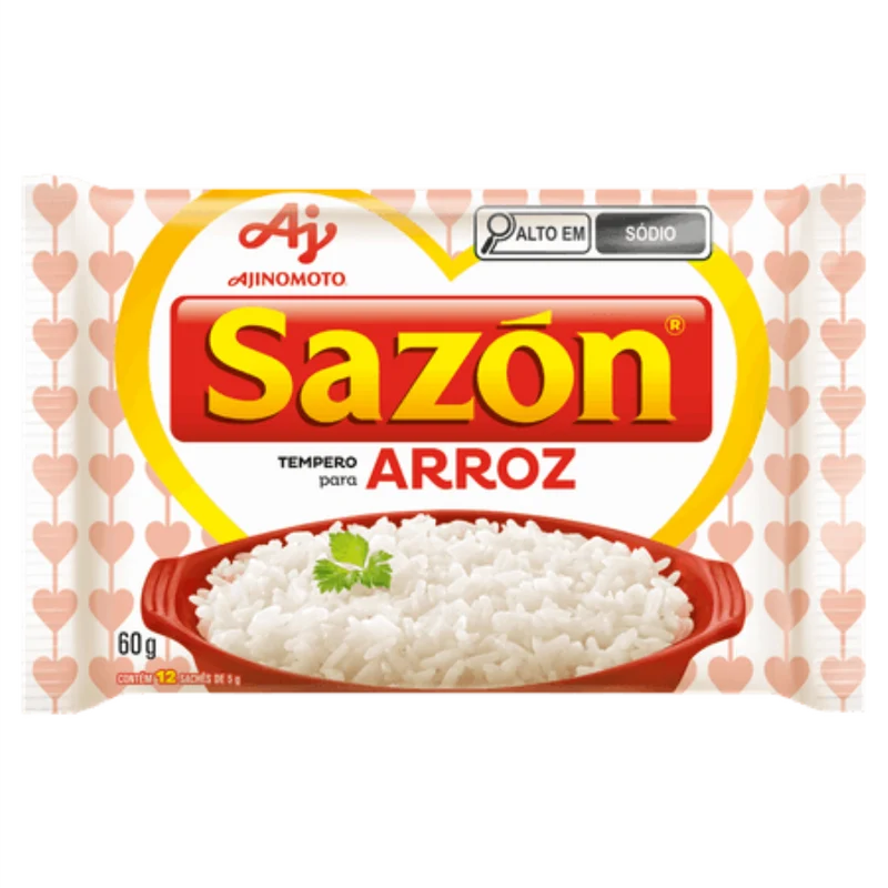 Ajinomoto Sazon - Tempero Para Arroz (12 x 5gm) 60gm