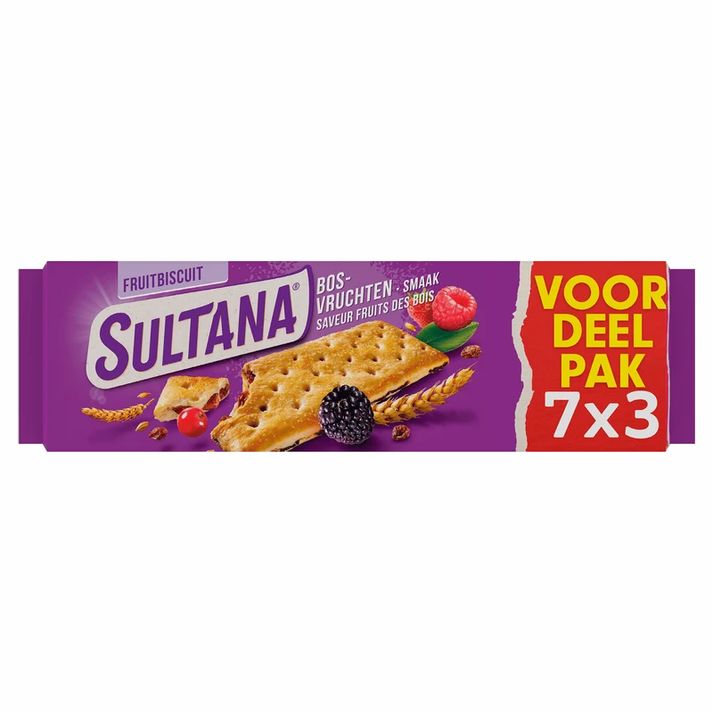 Sultana FruitBiscuits Bosvruchten