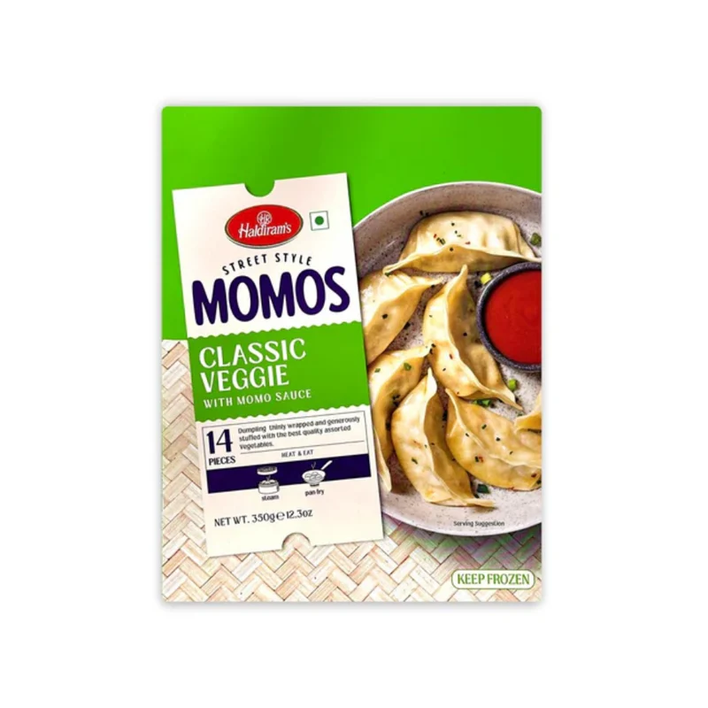 Frozen Haldiram's Classic Veggie Momos (14pcs) 350gm - Only Berlin Delivery
