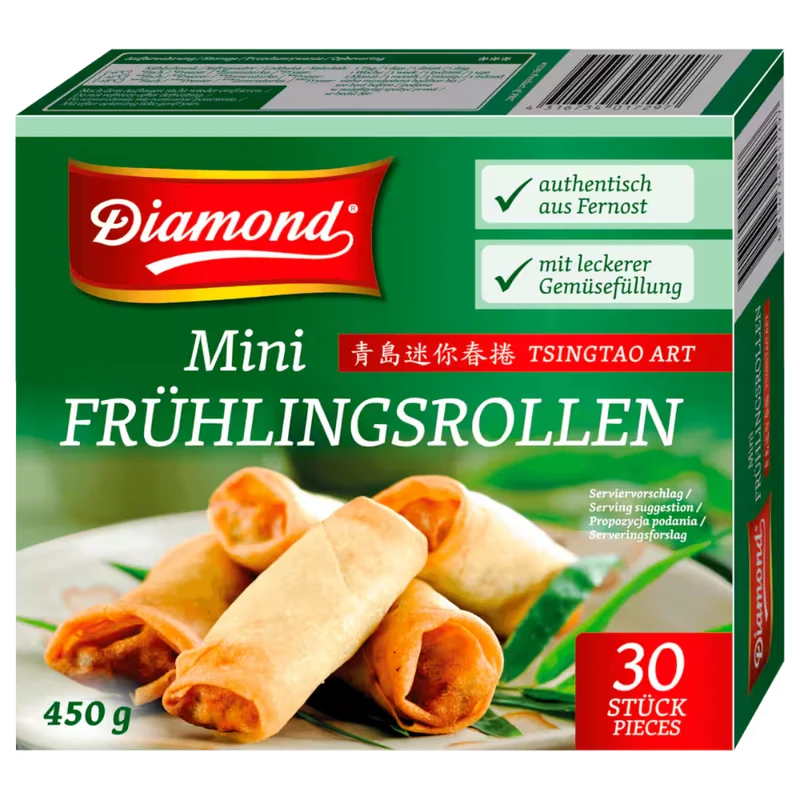 Frozen Diamond Mini-Frühlingsrollen (30pcs) 450gm - Only Berlin Delivery