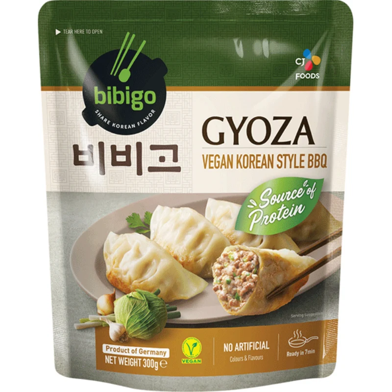 Frozen Bibigo Gyoza - Korean Style BBQ (Vegan) 300gm (Only Berlin Delivery)