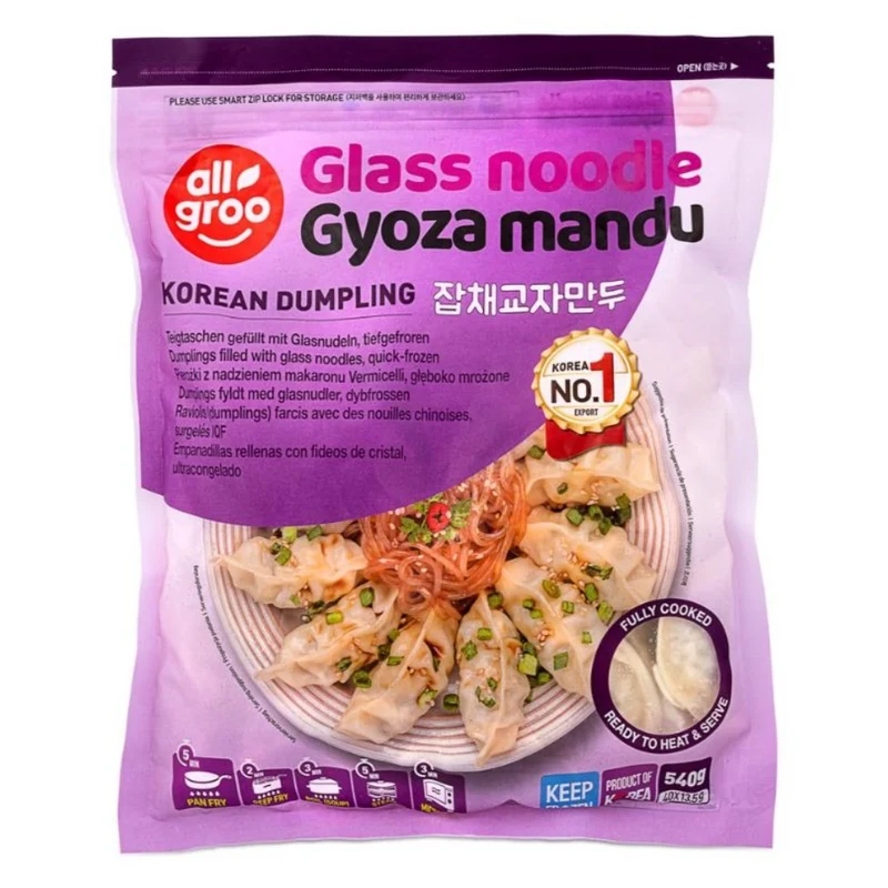 Frozen All Groo Gyoza Mandu Dumpling - Glass Noodle 540gm (Only Berlin Delivery)