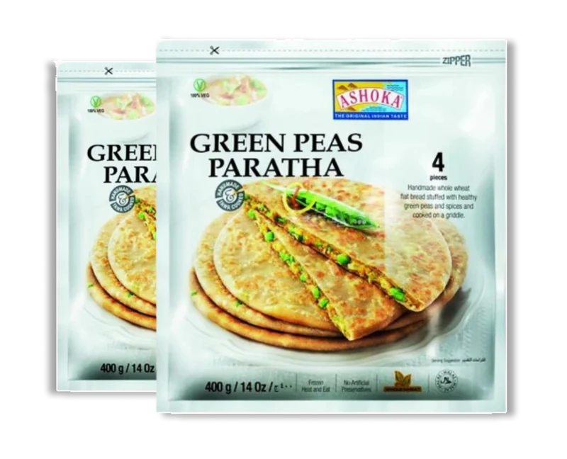 4× Frozen Ashoka Green Peas Paratha