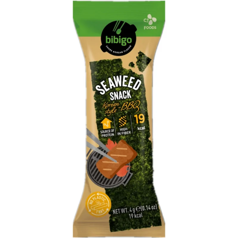 Bibigo Seaweed Snack - Korean BBQ 4gm