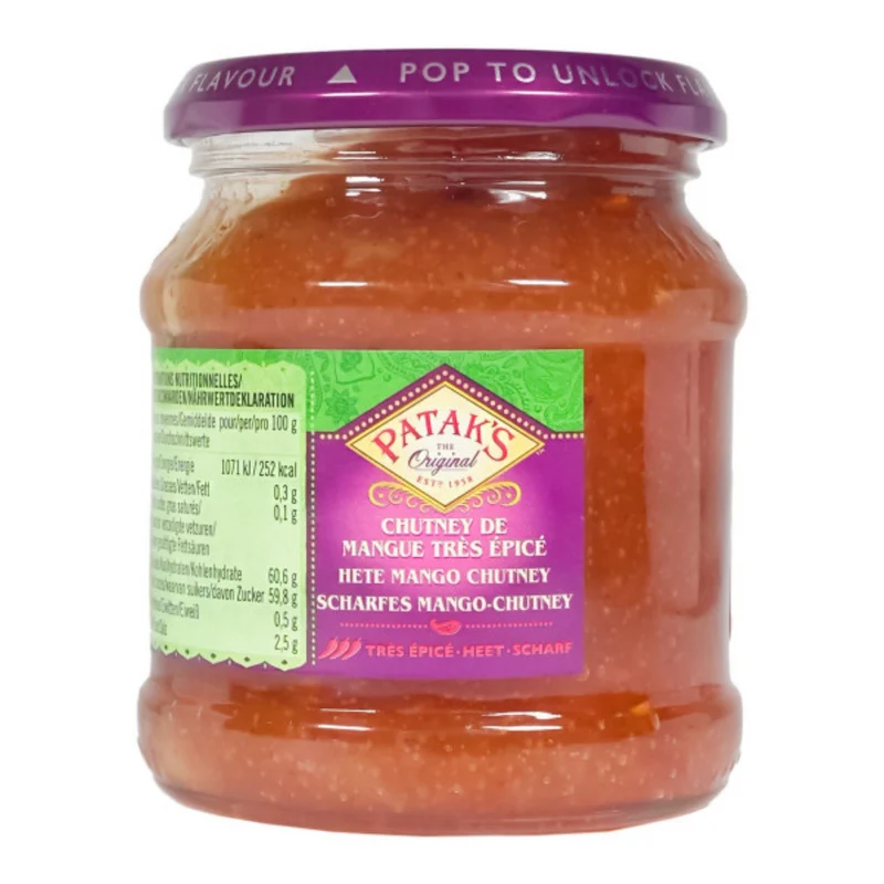Patak's Mango Chutney (Hot) 340gm