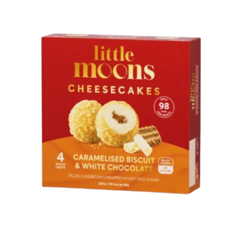 Frozen Little Moons Cheesecake - Caramalised Biscuit & White Chocolate 192gm