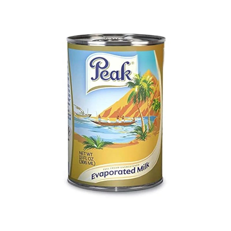 Peak Evaporated Milk (Unsweetened) 410gm