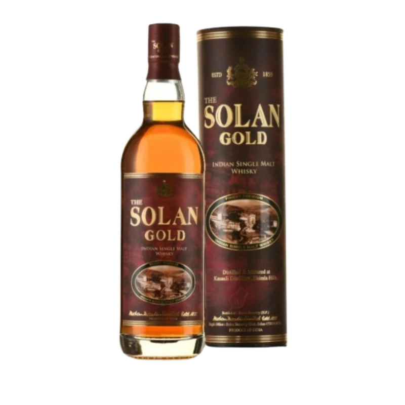 Solan Gold Whisky - Single Malt (42.8% alc) 750ml - Only Berlin Delivery