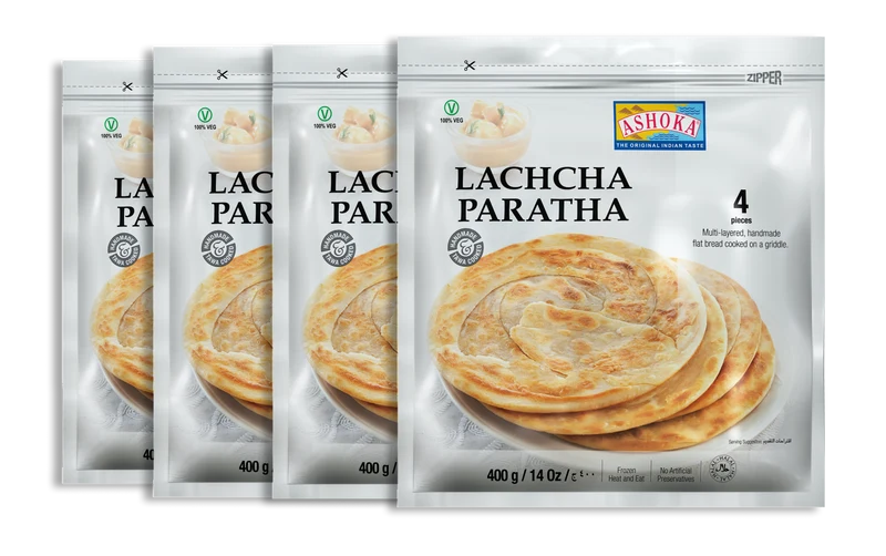 4× Frozen Ashoka Lachcha Paratha