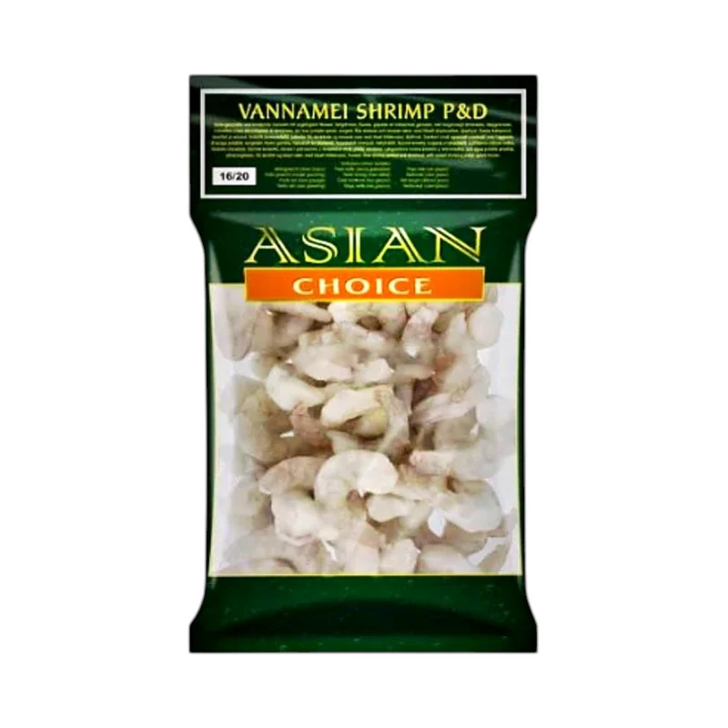 Frozen Asian Choice Vannamei Shrimps P&D (16/20) 700gm - Only Berlin Delivery
