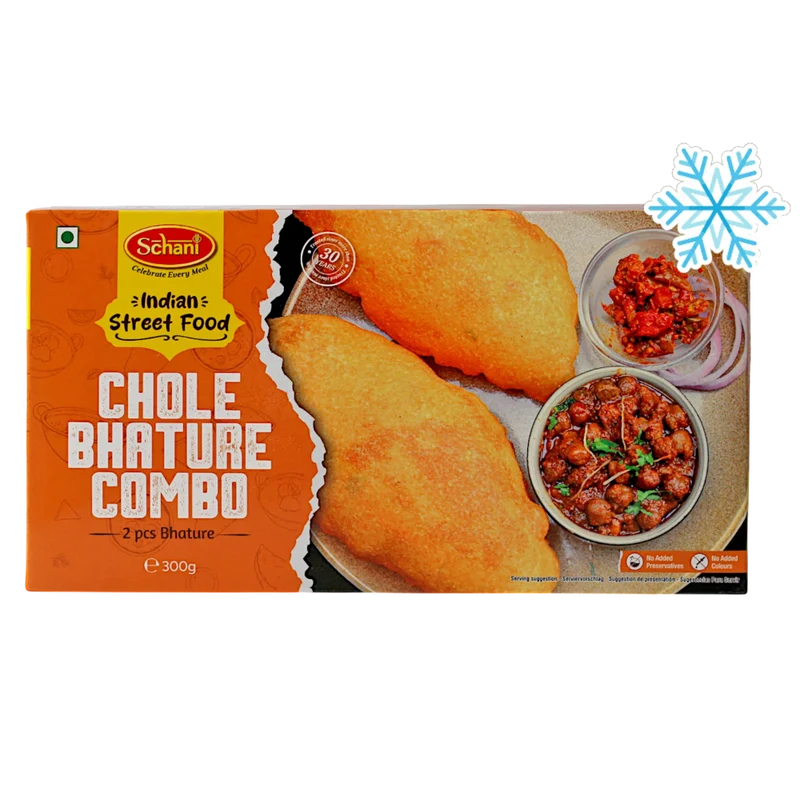 Frozen Schani Chole Bhature Combo (2pcs) 300gm - Only Berlin Delivery