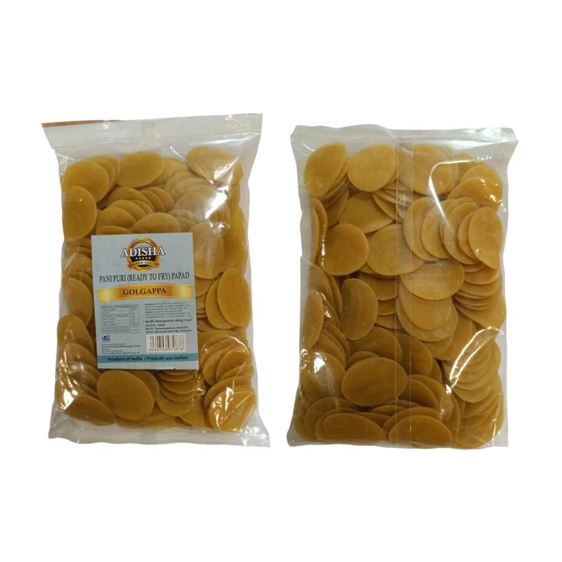 Adisha Panipuri Papad (Ready to Fry) 400gm