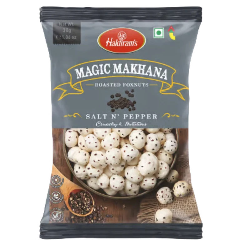 Haldiram's Makhana - Salt & Pepper 30gm