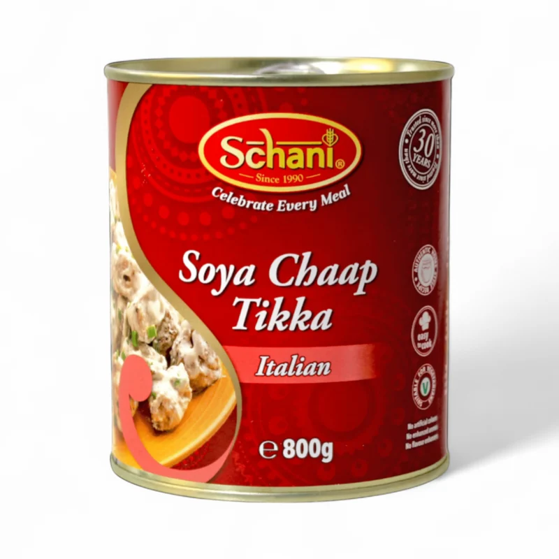 Schani Soya Chaap Tikka - Italian (Canned) 800gm