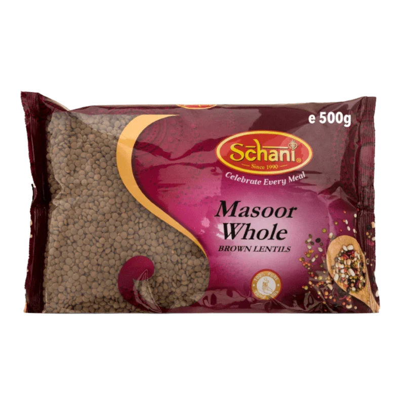 Schani Masoor Whole (Brown Lentils) 500gm