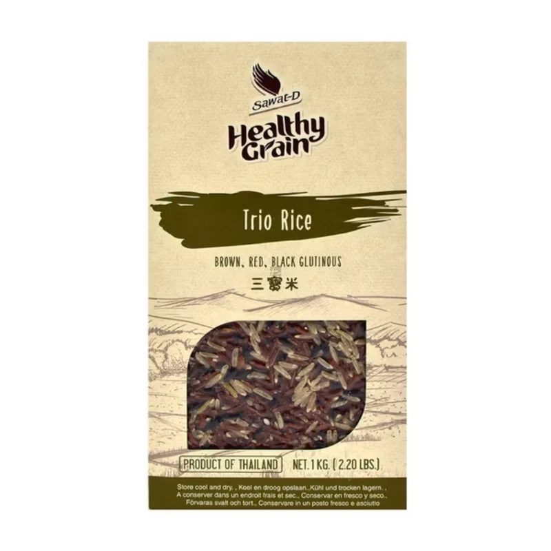 Sawat D - Trio (Brown, Red & Glutinous) Rice 1kg