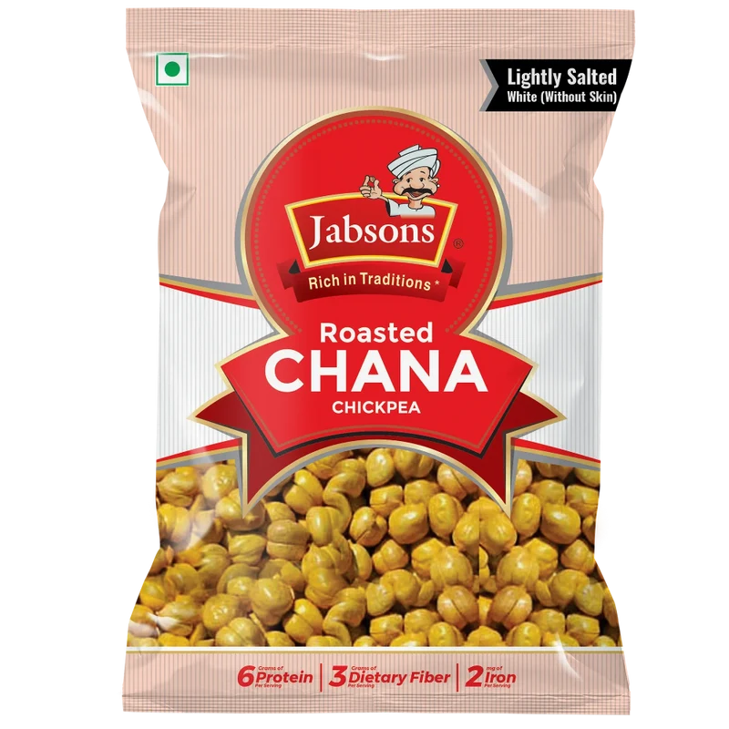 Jabsons Roasted Chana - Lightly Salted 140gm