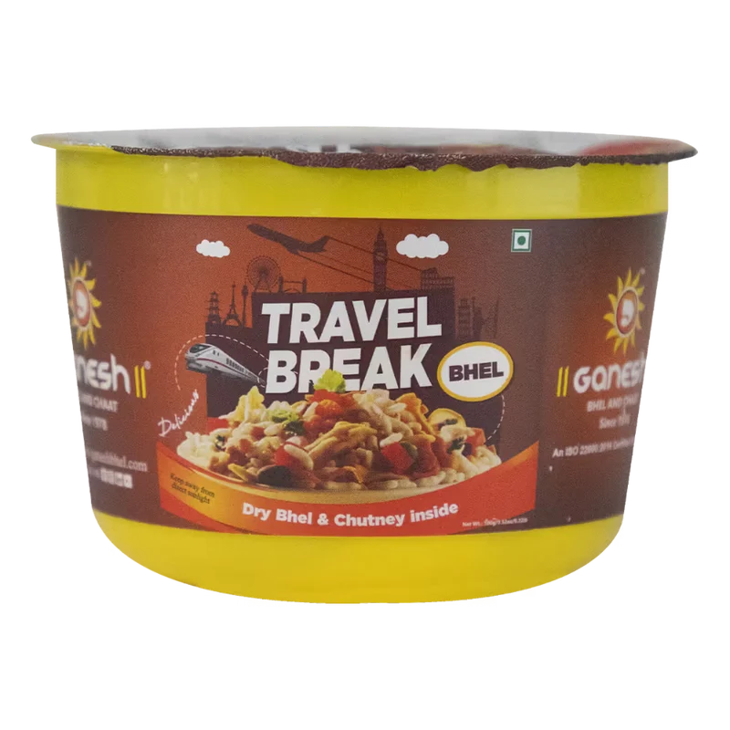 Ganesh Dry Bhel With Chutney (Travel Pack) 100gm
