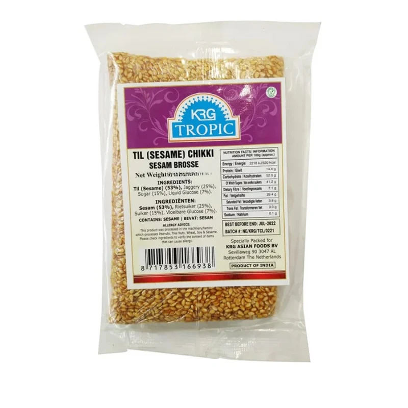 KRG Tropic Gajak Sesame (Til) Chikki 200gm