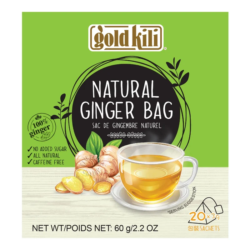 Gold Kili Natural Ginger Tea Bag (20pcs) 60gm