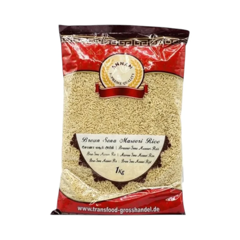 Annam Brown Sona Masoori Rice 1kg