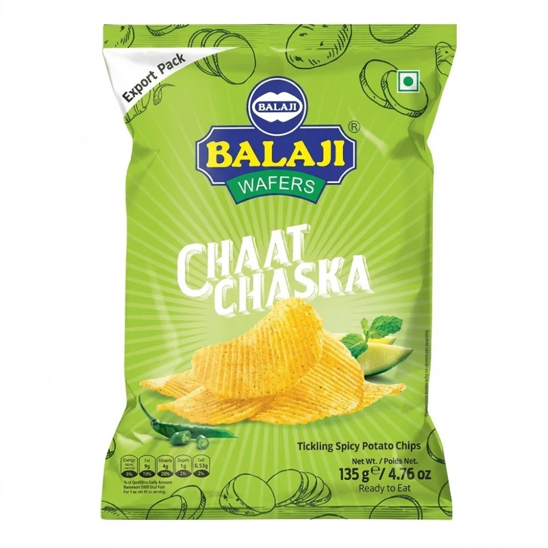 Balaji Potato Chips - Chaat Chaska 135gm