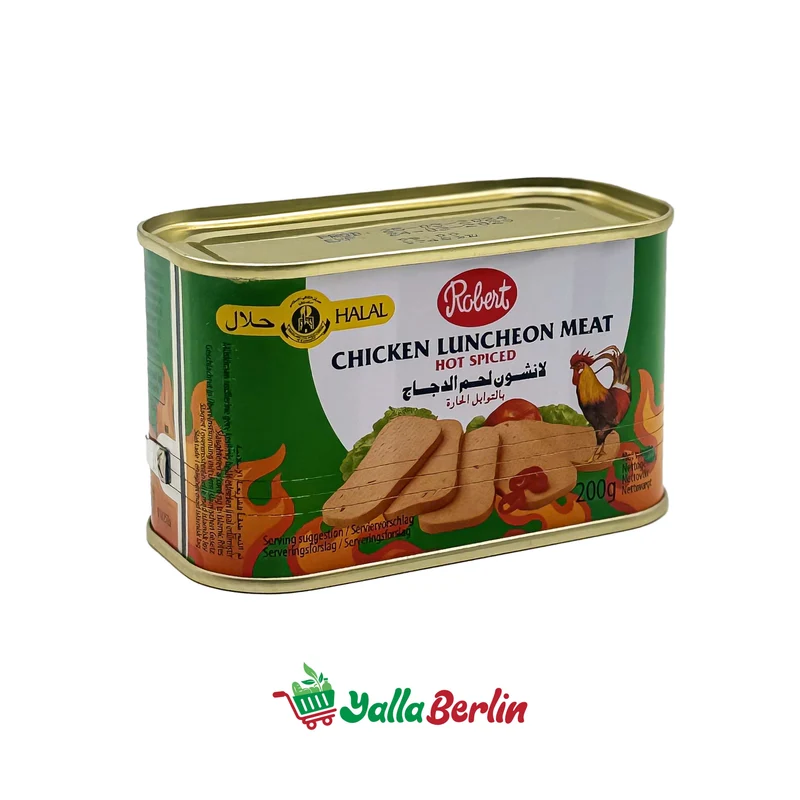 ROBERT HUHN LUNCHEON FLEISCH SCHARF (200 Gr)