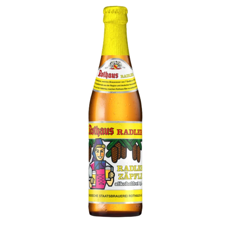 Rothaus Natur Radler Zitrone Alkoholfrei 0.0% 24 x 0,33l ( Vorbestellung )