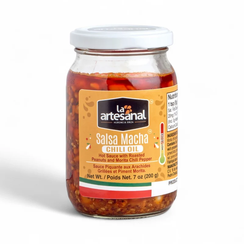 La Artesanal Salsa Macha - Peanuts & Morita Chilli 200gm