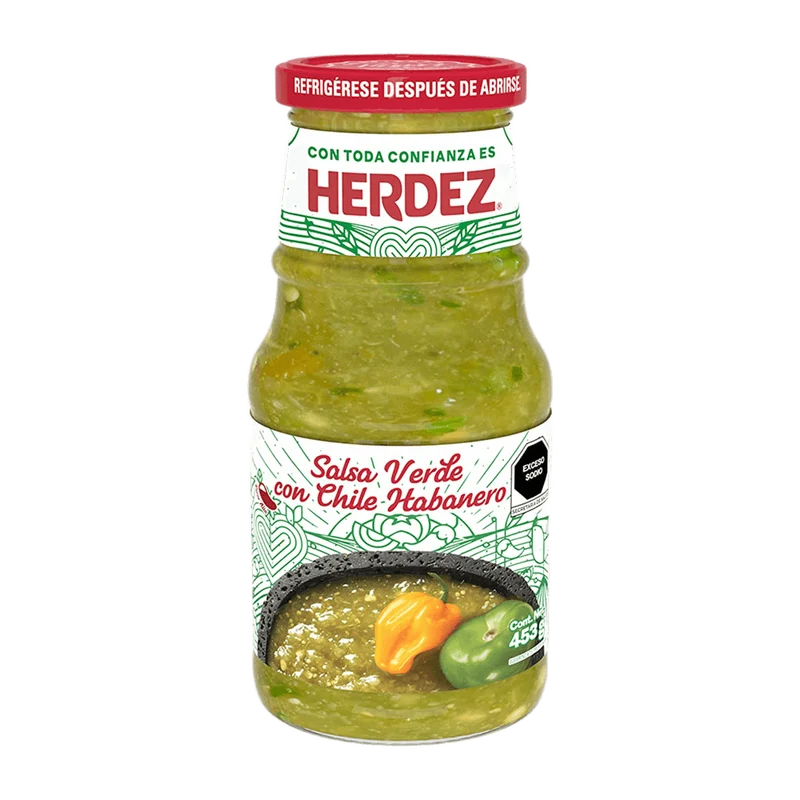 Herdez Salsa Verde - Chile Habanero 453gm